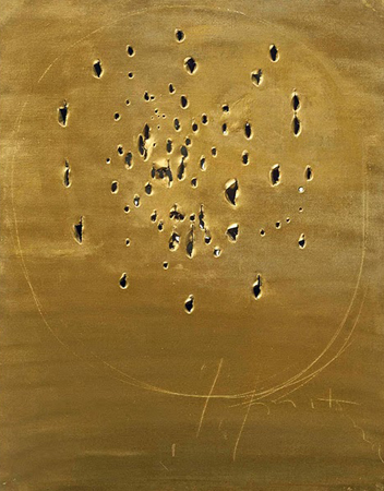 Lucio Fontana, Concetto spaziale, serie dei buchi
