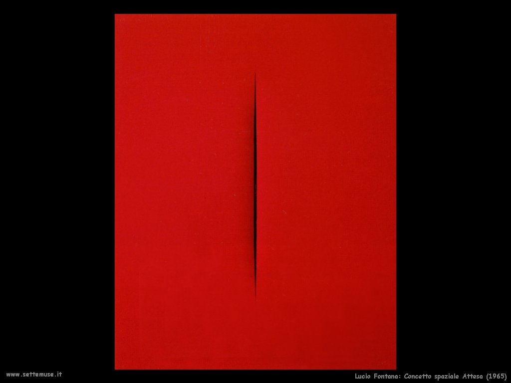 Lucio Fontana, Concetto spaziale, attesa