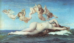 Alexandere Cabanel, Nascita di Venere, Parigi, Museo d'Orsay